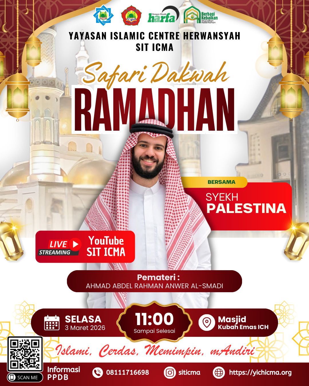 Safari Dakwah Ramadhan Bersama Syekh Palestina